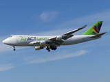 ACT Airlines Boeing 747-412F (TC-MCT) at  Liege - Bierset, Belgium