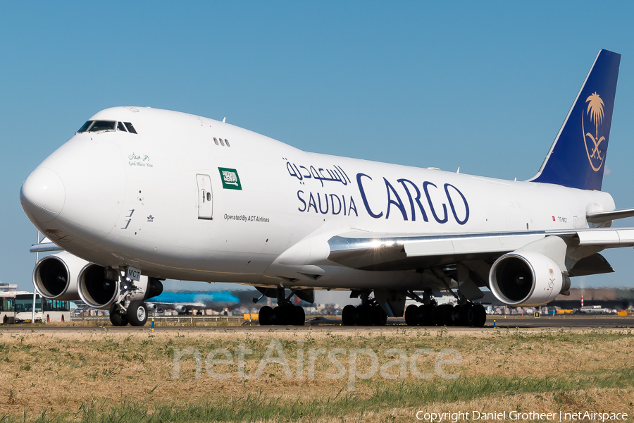 Saudi Arabian Cargo (ACT Airlines) Boeing 747-412F (TC-MCT) | Photo 256237