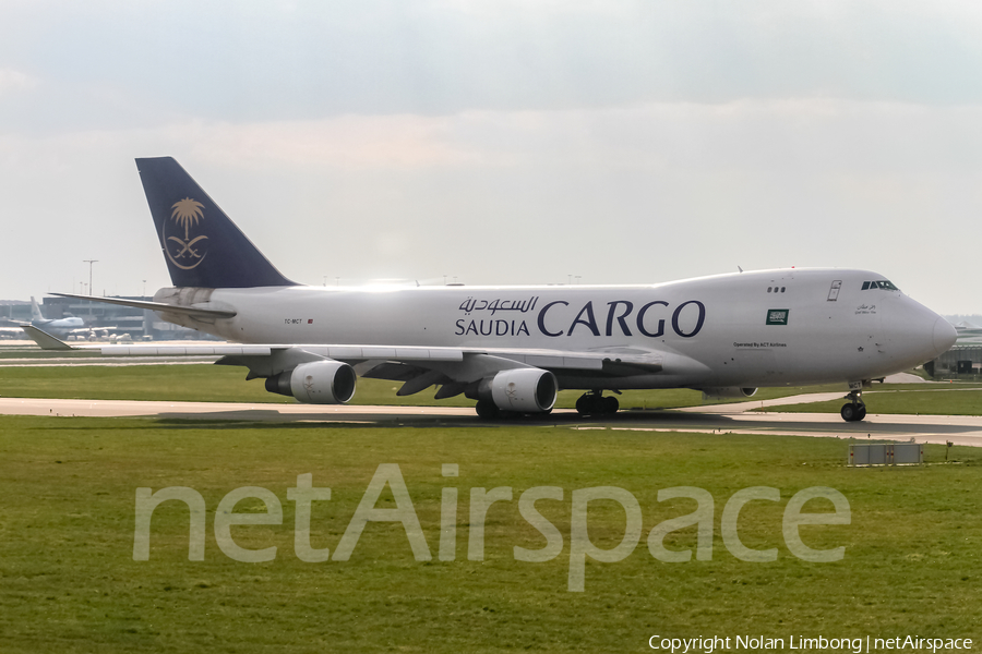Saudi Arabian Cargo (ACT Airlines) Boeing 747-412F (TC-MCT) | Photo 391680