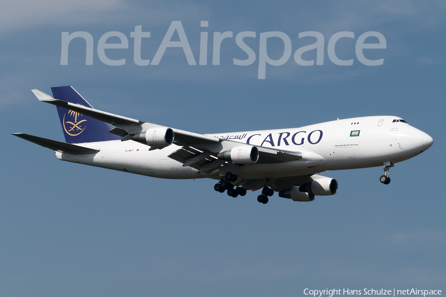 Saudi Arabian Cargo (ACT Airlines) Boeing 747-412F (TC-MCT) | Photo 124574