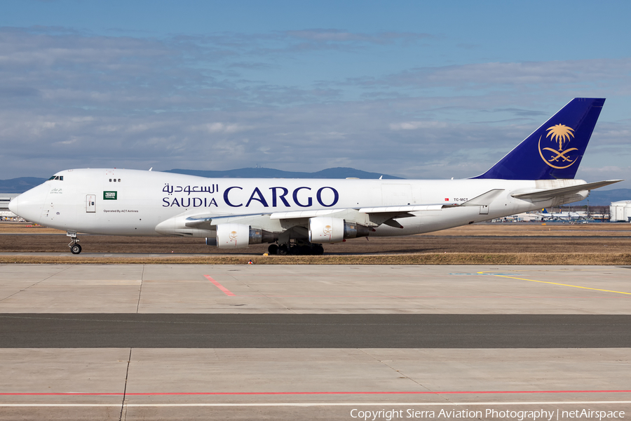 Saudi Arabian Cargo (ACT Airlines) Boeing 747-412F (TC-MCT) | Photo 322339