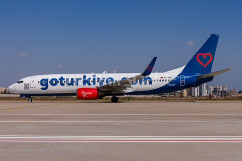 Mavi Gök Aviation Boeing 737-83N (TC-MGC) at  Antalya, Turkey