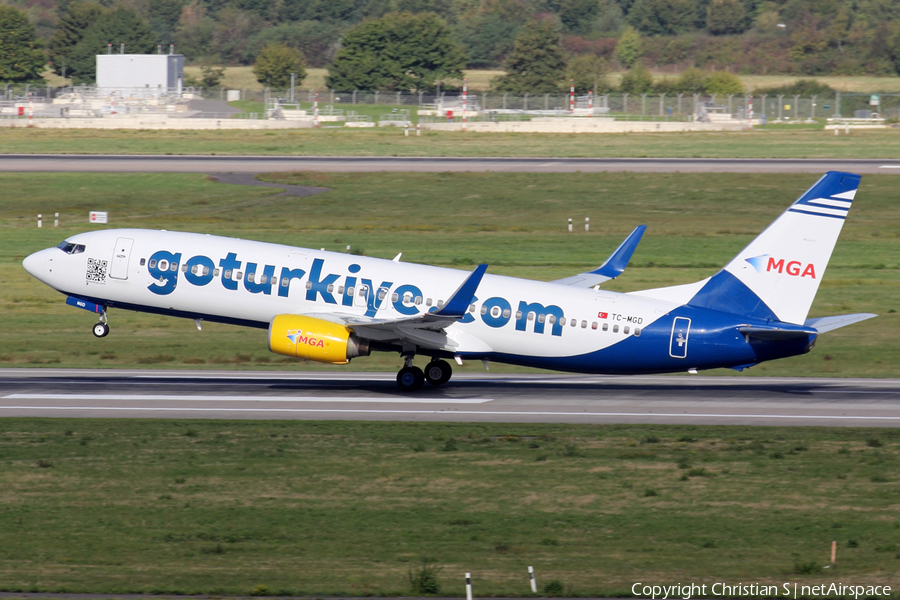 Mavi Gök Aviation Boeing 737-8K5 (TC-MGD) | Photo 527654
