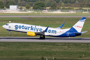 Mavi Gök Aviation Boeing 737-8K5 (TC-MGD) at  Dusseldorf - International, Germany