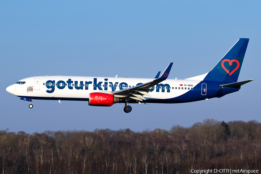 Mavi Gök Aviation Boeing 737-8K5 (TC-MGD) | Photo 561962