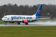 Mavi Gök Aviation Boeing 737-8K5 (TC-MGD) at  Hamburg - Fuhlsbuettel (Helmut Schmidt), Germany