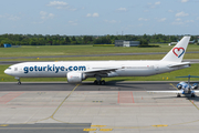 Mavi Gök Aviation Boeing 777-3ZG(ER) (TC-MGG) at  Warsaw - Frederic Chopin International, Poland