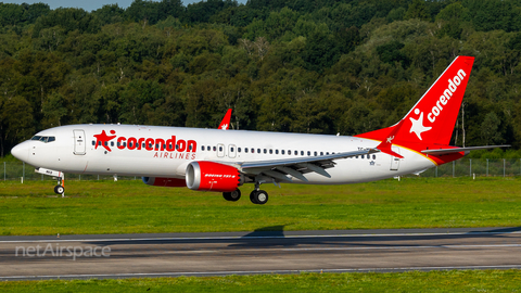 Corendon Airlines Boeing 737-8 MAX (TC-MKB) at  Hamburg - Fuhlsbuettel (Helmut Schmidt), Germany