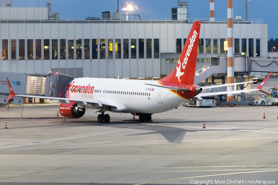 Corendon Airlines Boeing 737-8 MAX (TC-MKB) | Photo 517719