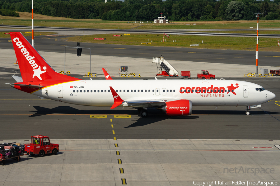 Corendon Airlines Boeing 737-8 MAX (TC-MKB) | Photo 518764