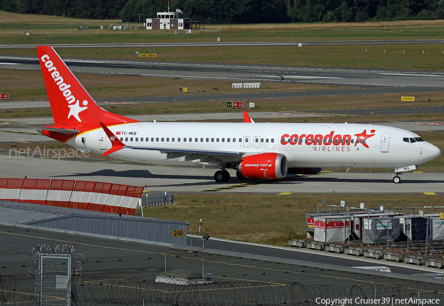 Corendon Airlines Boeing 737-8 MAX (TC-MKB) | Photo 534115