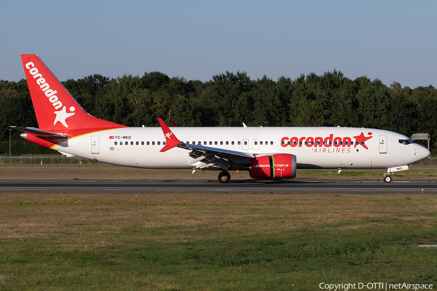 Corendon Airlines Boeing 737-8 MAX (TC-MKD) | Photo 520818