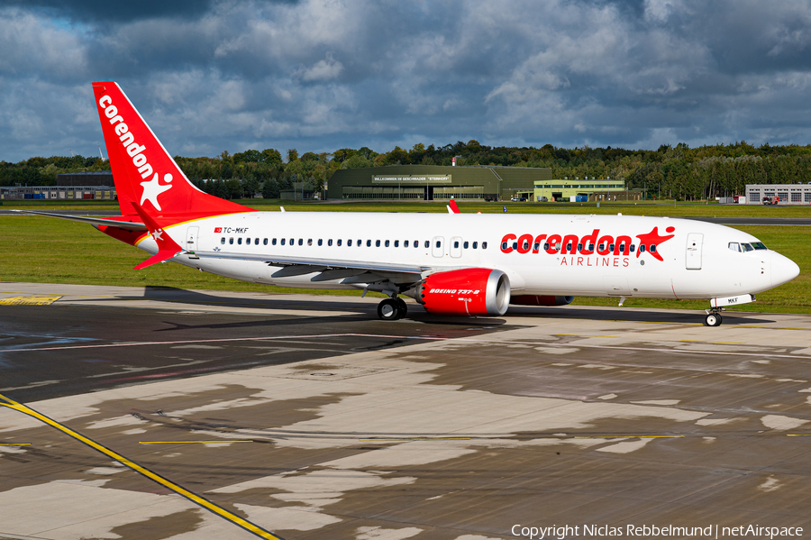 Corendon Airlines Boeing 737-8 MAX (TC-MKF) | Photo 593018