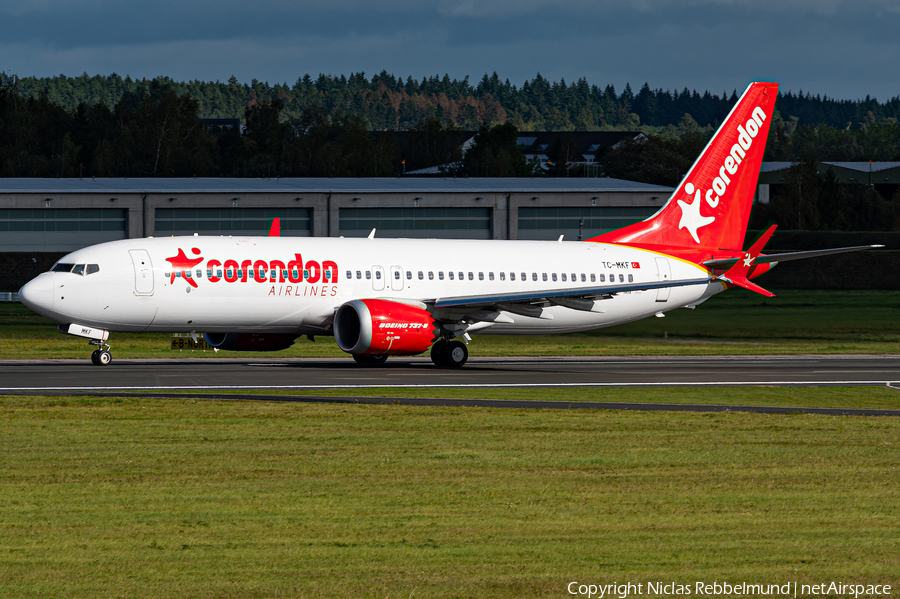 Corendon Airlines Boeing 737-8 MAX (TC-MKF) | Photo 593021