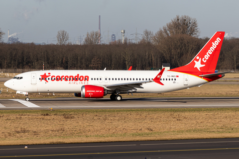 Corendon Airlines Boeing 737-8 MAX (TC-MKS) at  Dusseldorf - International, Germany