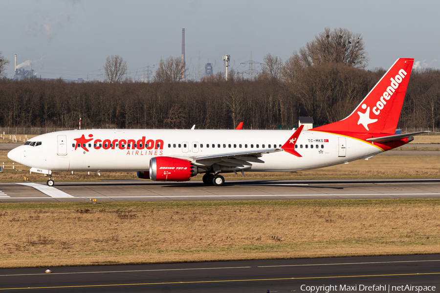 Corendon Airlines Boeing 737-8 MAX (TC-MKS) | Photo 612148