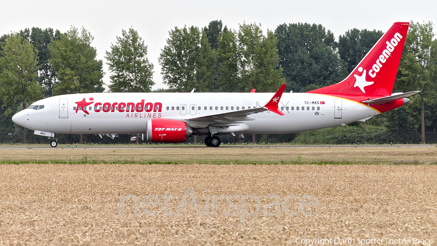 Corendon Airlines Boeing 737-8 MAX (TC-MKS) | Photo 283397