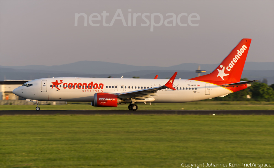 Corendon Airlines Boeing 737-8 MAX (TC-MKS) | Photo 245797
