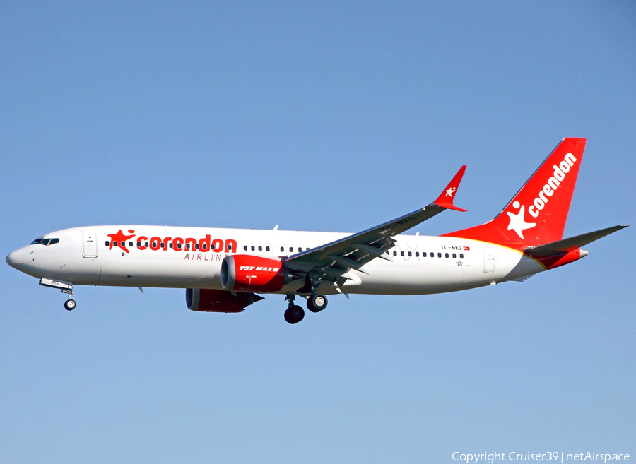 Corendon Airlines Boeing 737-8 MAX (TC-MKS) | Photo 286155