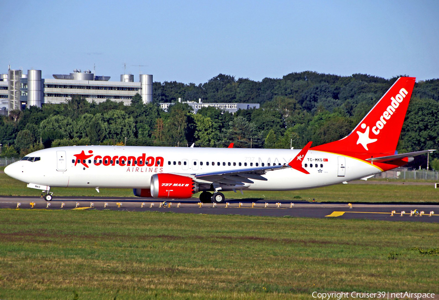 Corendon Airlines Boeing 737-8 MAX (TC-MKS) | Photo 286160
