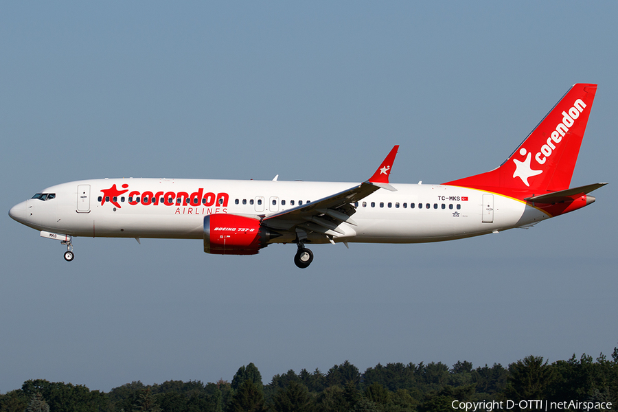 Corendon Airlines Boeing 737-8 MAX (TC-MKS) | Photo 462832