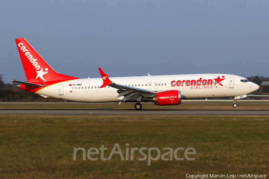 Corendon Airlines Boeing 737-8 MAX (TC-MKS) | Photo 502247