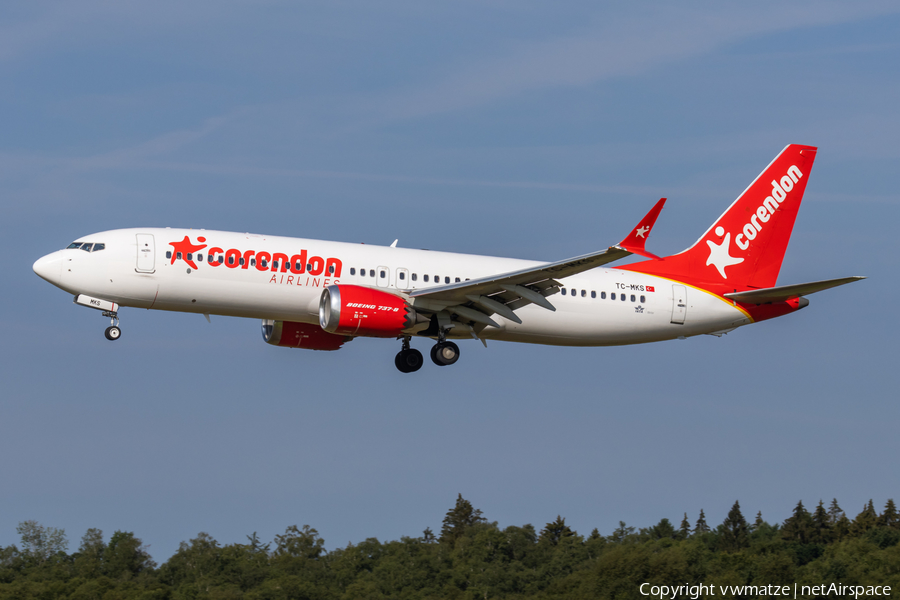 Corendon Airlines Boeing 737-8 MAX (TC-MKS) | Photo 518882