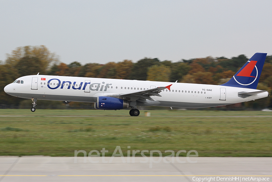 Onur Air Airbus A321-231 (TC-OAE) | Photo 393385