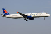Onur Air Airbus A321-231 (TC-OAK) at  Amsterdam - Schiphol, Netherlands