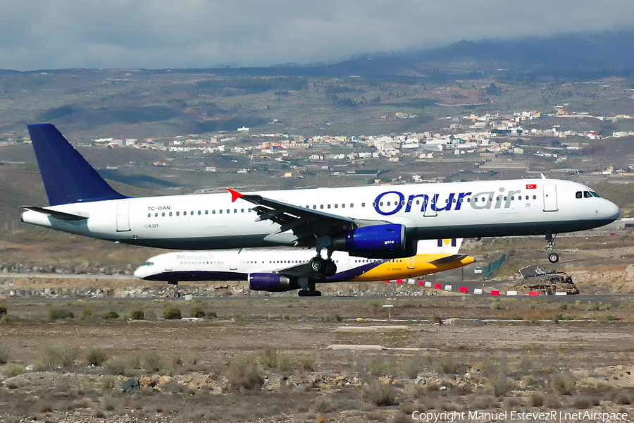 Onur Air Airbus A321-231 (TC-OAN) | Photo 261481