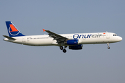 Onur Air Airbus A321-231 (TC-OBF) at  Amsterdam - Schiphol, Netherlands