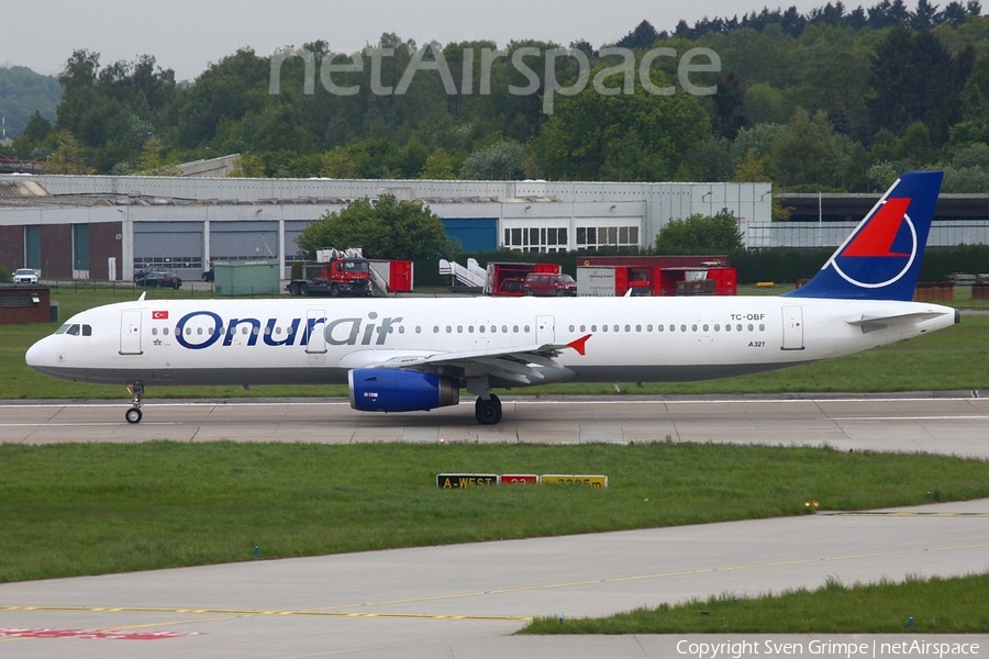 Onur Air Airbus A321-231 (TC-OBF) | Photo 47315