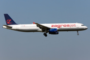 Zagrosjet Airbus A321-231 (TC-OBJ) at  Amsterdam - Schiphol, Netherlands