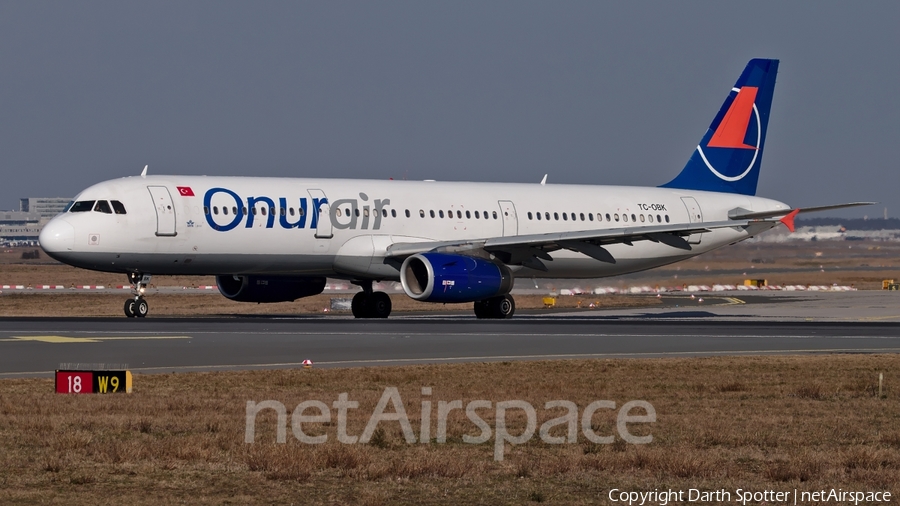 Onur Air Airbus A321-231 (TC-OBK) | Photo 234734