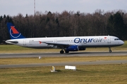 Onur Air Airbus A321-231 (TC-OBK) at  Hamburg - Fuhlsbuettel (Helmut Schmidt), Germany