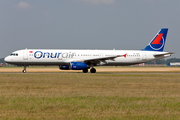 Onur Air Airbus A321-231 (TC-OBR) at  Amsterdam - Schiphol, Netherlands