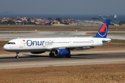 Onur Air Airbus A321-231 (TC-OBV) at  Istanbul - Ataturk, Turkey