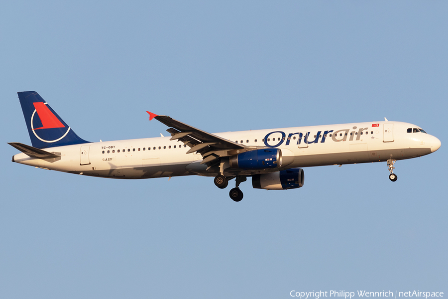 Onur Air Airbus A321-231 (TC-OBY) | Photo 333898