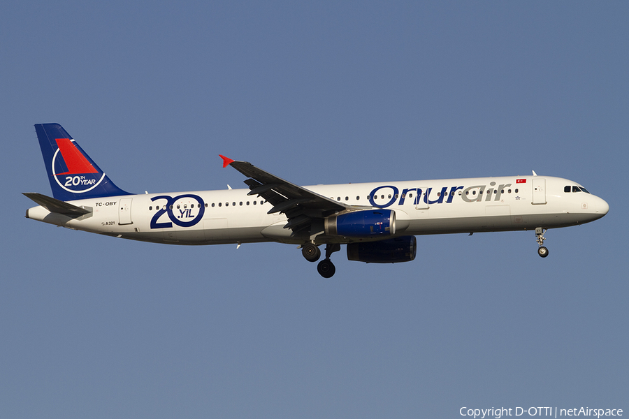 Onur Air Airbus A321-231 (TC-OBY) | Photo 391040