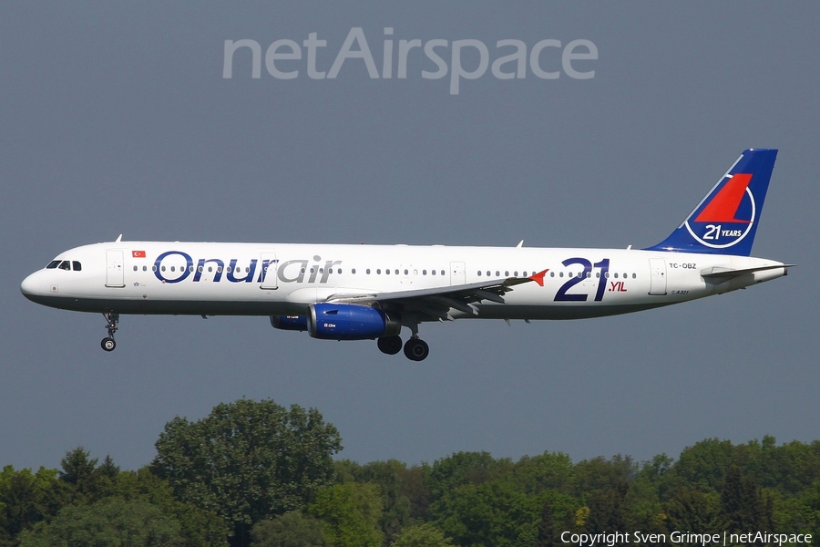 Onur Air Airbus A321-231 (TC-OBZ) | Photo 26750