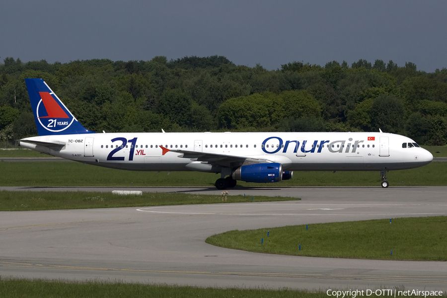 Onur Air Airbus A321-231 (TC-OBZ) | Photo 408387