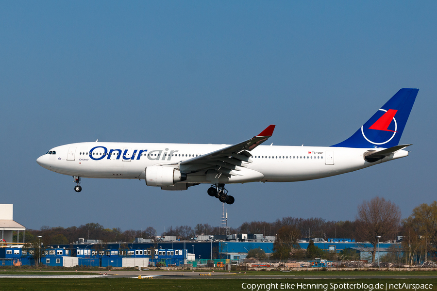 Onur Air Airbus A330-223 (TC-OCF) | Photo 155199