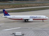 Onur Air Airbus A321-231 (TC-OEC) at  Cologne/Bonn, Germany