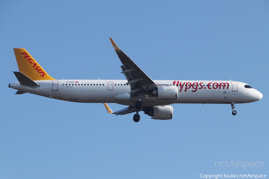 Pegasus Airlines Airbus A321-251NX (TC-RDD) | Photo 554525