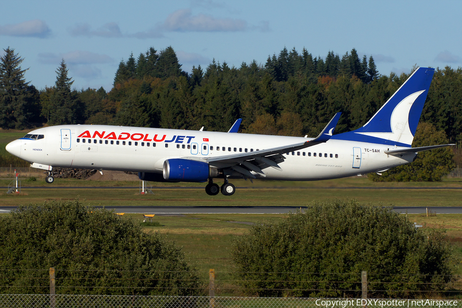 AnadoluJet Boeing 737-8FH (TC-SAH) | Photo 275275