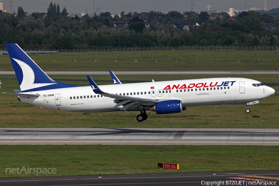 AnadoluJet Boeing 737-8AS (TC-SBM) | Photo 85458
