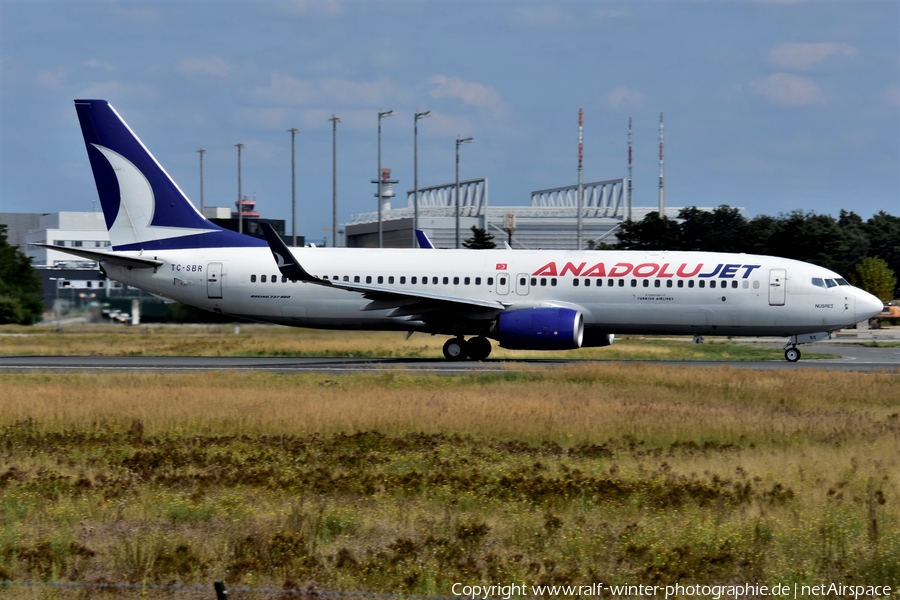 AnadoluJet Boeing 737-86N (TC-SBR) | Photo 508709