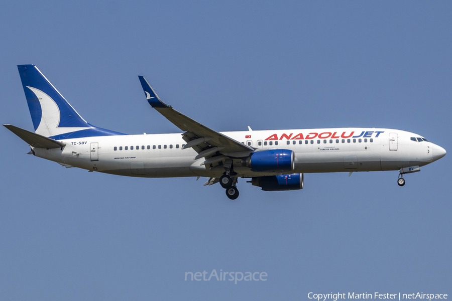 AnadoluJet Boeing 737-86N (TC-SBV) | Photo 468853