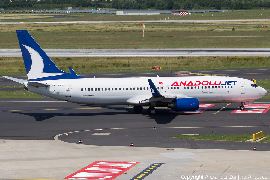 AnadoluJet Boeing 737-86N (TC-SBZ) | Photo 104046