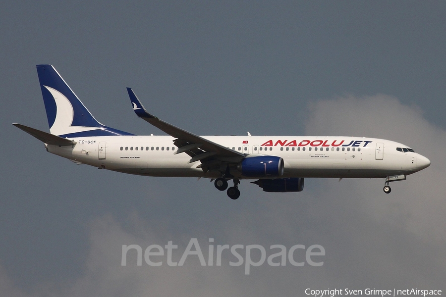 AnadoluJet Boeing 737-8AL (TC-SCF) | Photo 84339